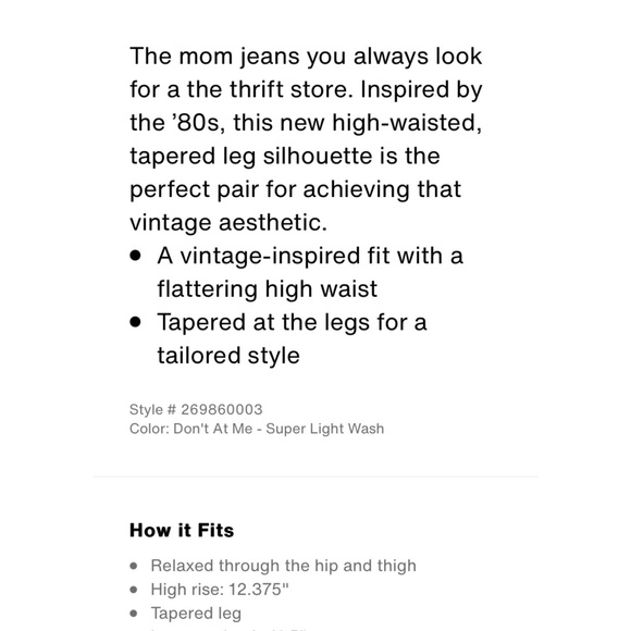 Levi’s High-Waisted Taper-NEW with tags - Picture 3 of 11